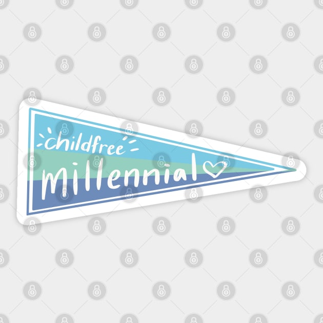 Childfree Millennial Sticker by epcat center